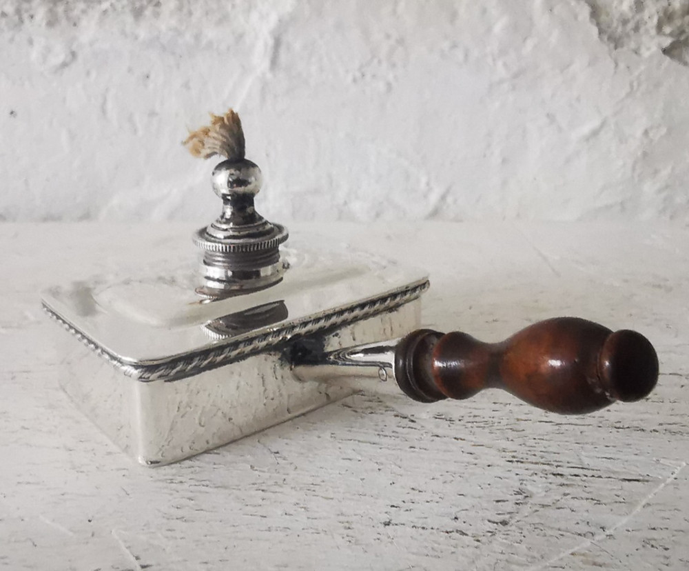 Asprey Fine Solid Silver Table Lighter - London 1938