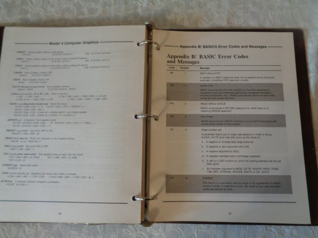 TRS - 80 Model 4 Computer Graphics w/Diskette Catalog No. 26-1126