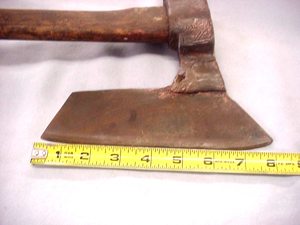 Antique Goosewing Broad Hewing Axe Blacksmith Made
