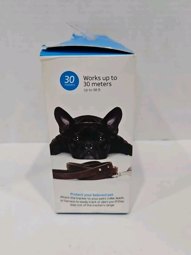 AT &T Wireless Pet Tracker Attach To Anything Black
