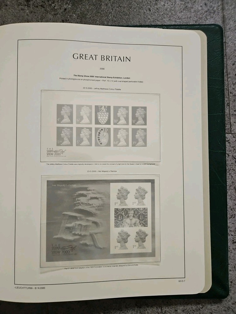 LIGHTHOUSE Turnbar Binder & Slipcase Great Britain 1985-2000 Sf Hingless