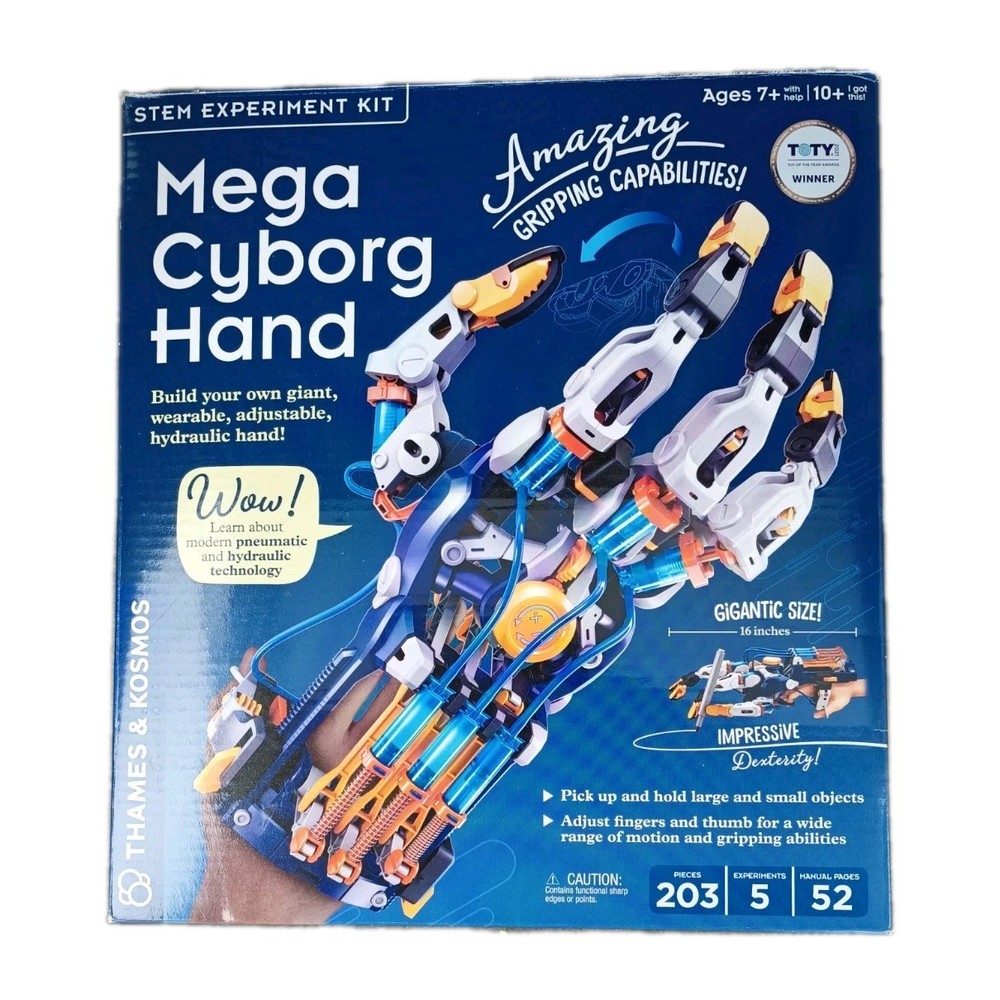 Thames & Kosmos 620501 Mega Cyborg Hand Kit - Multicolor