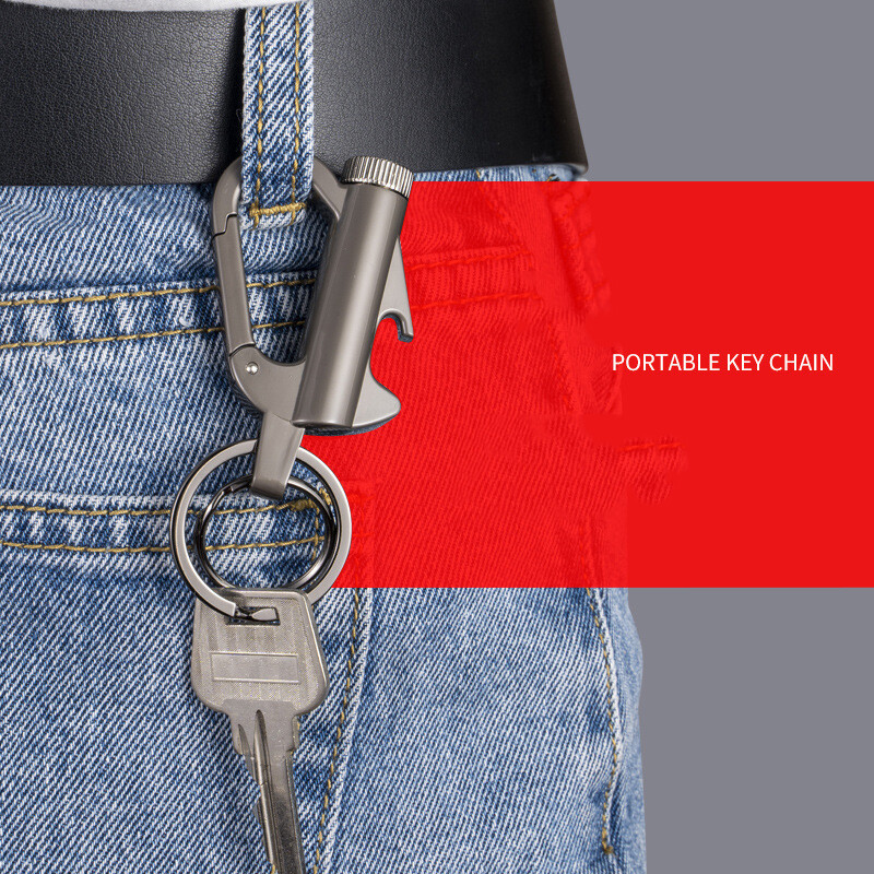 3 IN ONE TOOL Permanent Match Lighter, Keychain, Bottle Opener