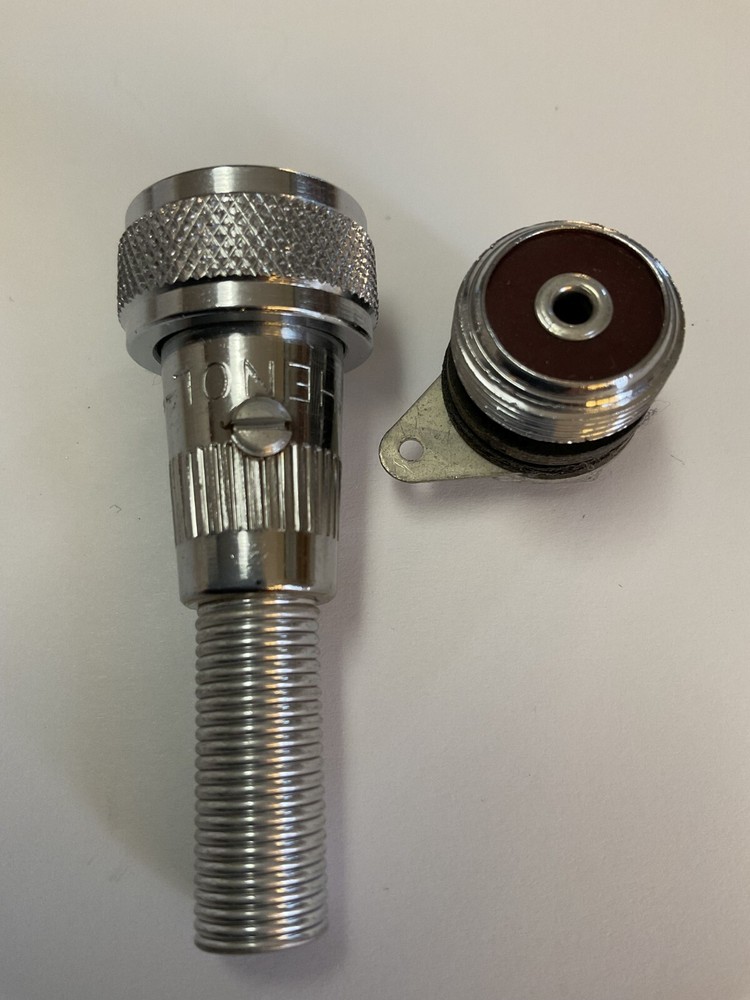 New Amphenol Microphone Plug and Chassis Mount Jack 75-MC1M