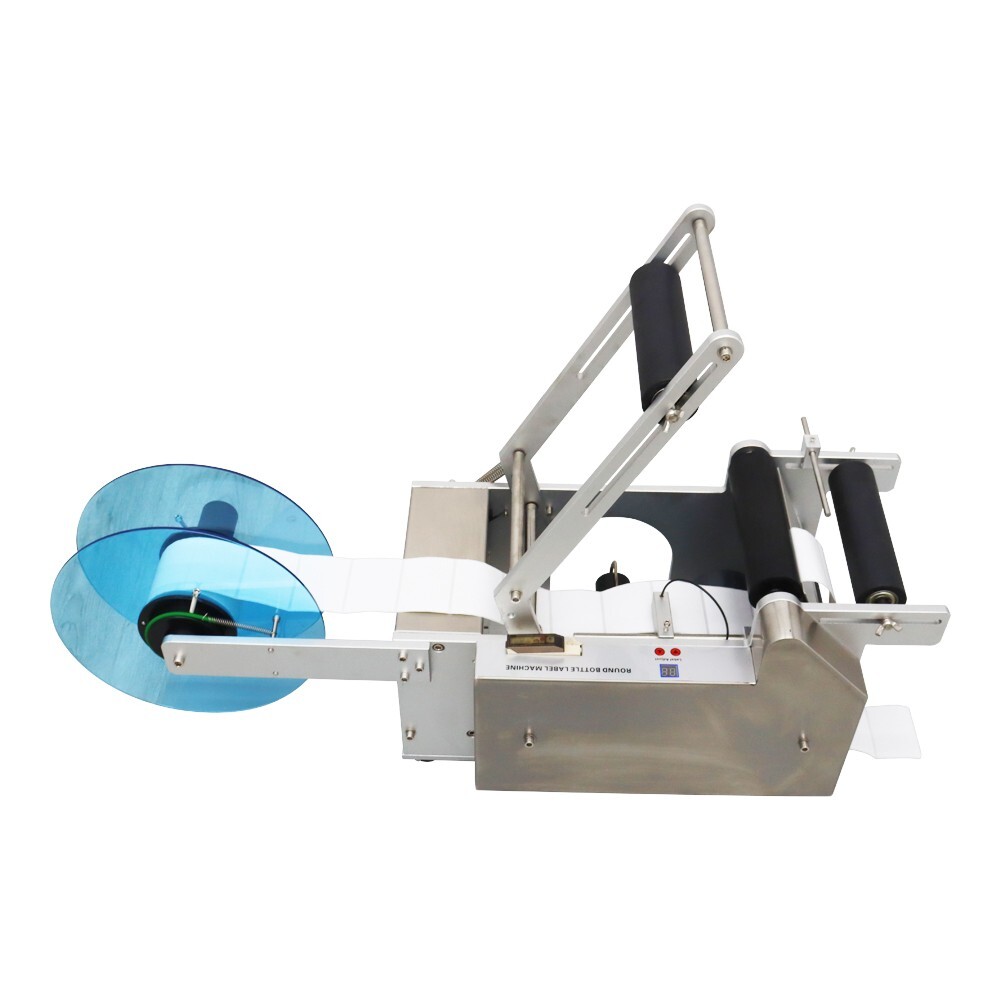 Round Bottle Labeling Machine Label Applicator Machine Packing Tool Ф0.47"-3.54"