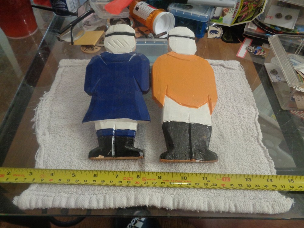 Three Wooded Sailor Figurines (BOX#CAT)