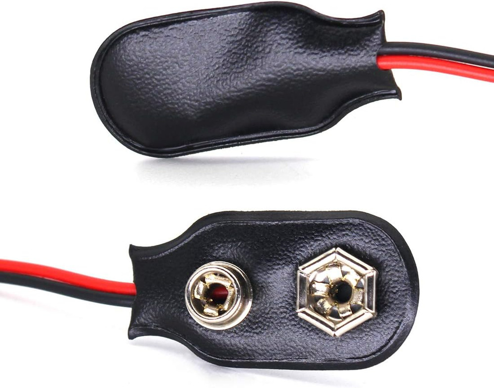 Two Layers 4 X 1.5V (6V) AA Battery Holder Case with 9V I Type Standard Snap Cli