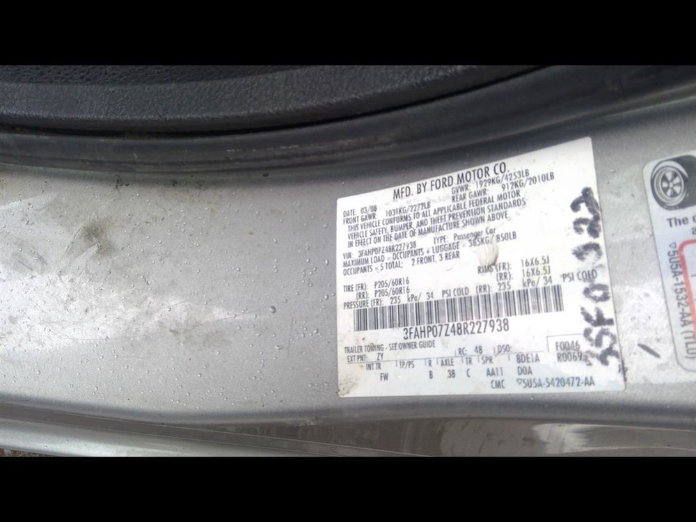 Engine ECM Electronic Control Module 2.3L Automatic Fits 08-09 FUSION 1235832