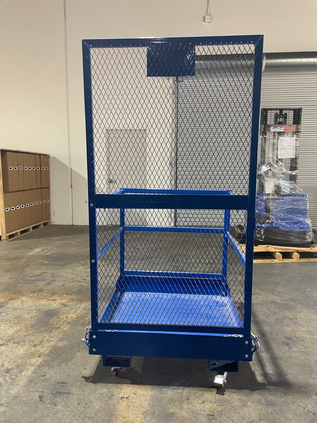 Working cage / platform / safety basket for forklift, SolidHub