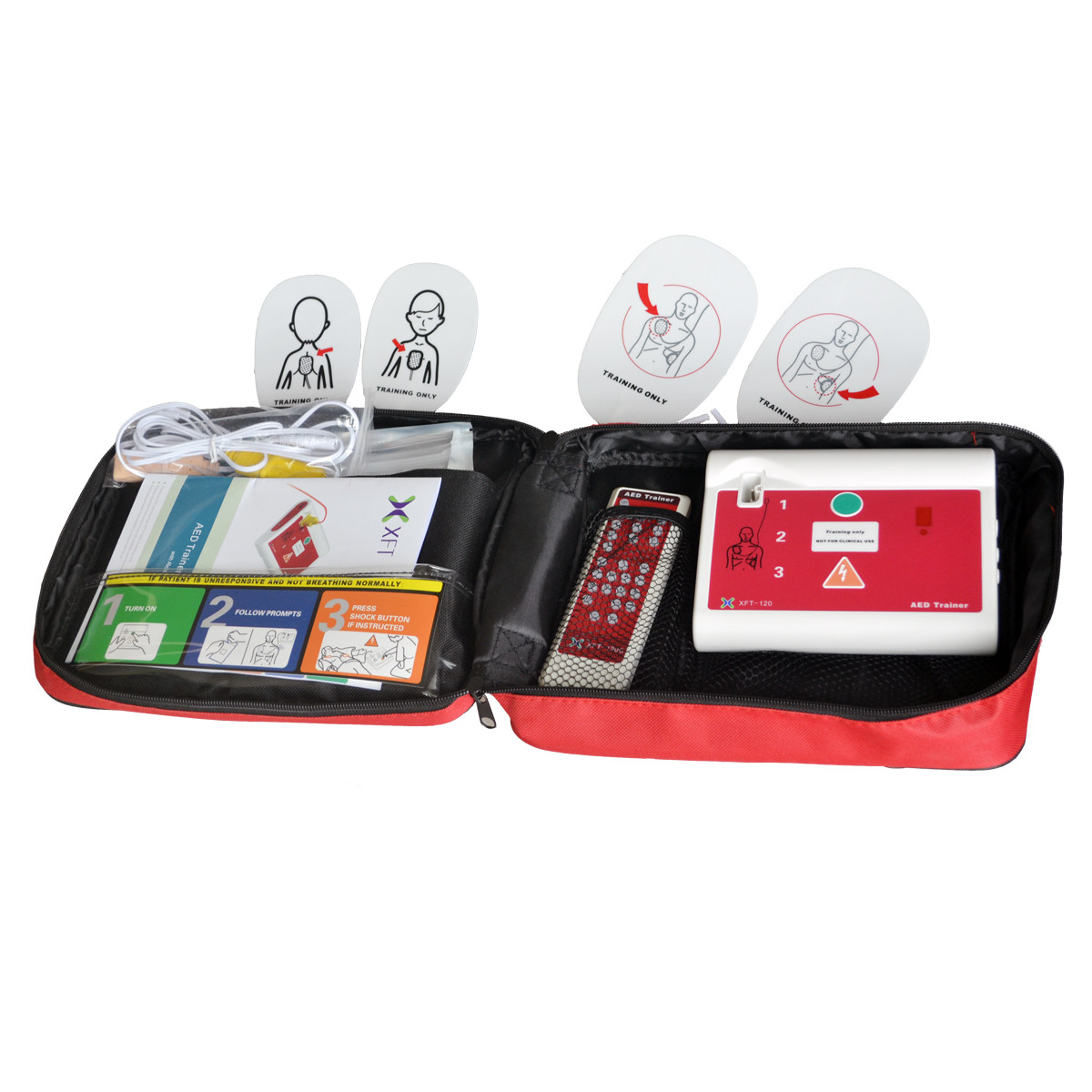3 Units AED Trainer First Aid Training Machine For AED CPR Course Practice