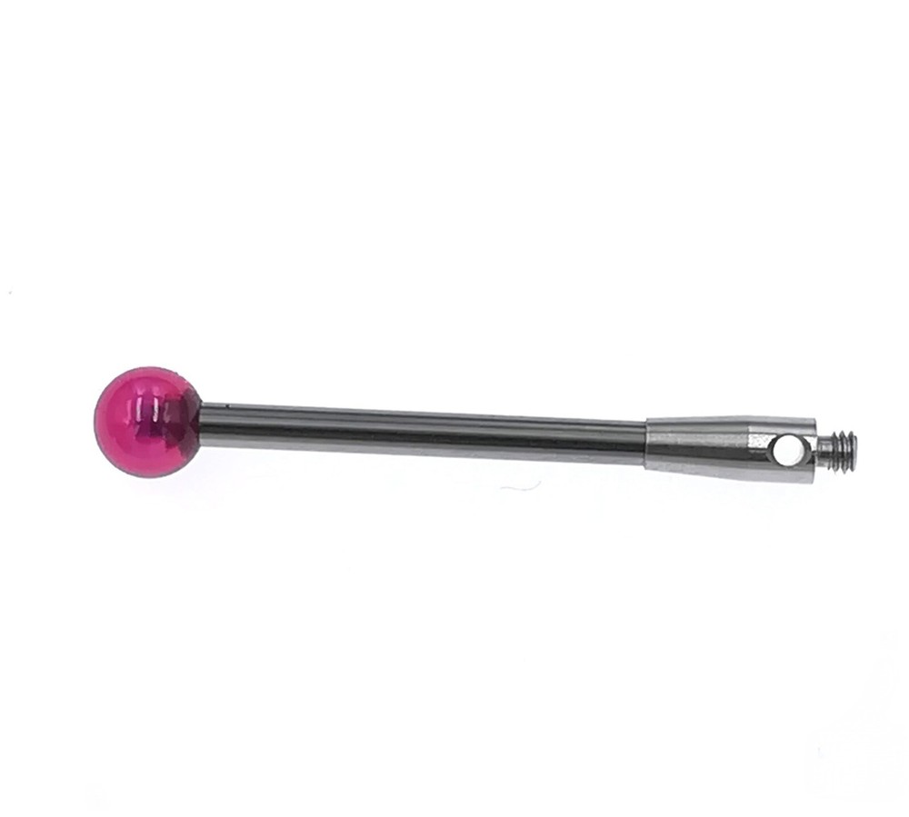 A-5003-0047 CMM Touch Probe Stylus M2 Thread 5mm Ruby Ball Tip 30mm Long