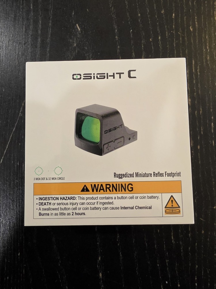 Olight Osight C Green Dot Open Reflex Optic w/Replaceable Side Loading Batt