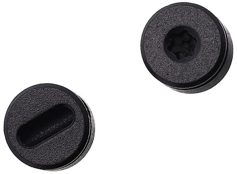 Flytanium Blk Titanium Slotted Thumb Stud For Benchmade Bugout/Compatible Models