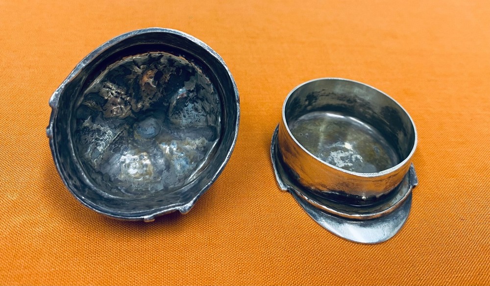 Russian Soviet Silver Snuff/Pill Box