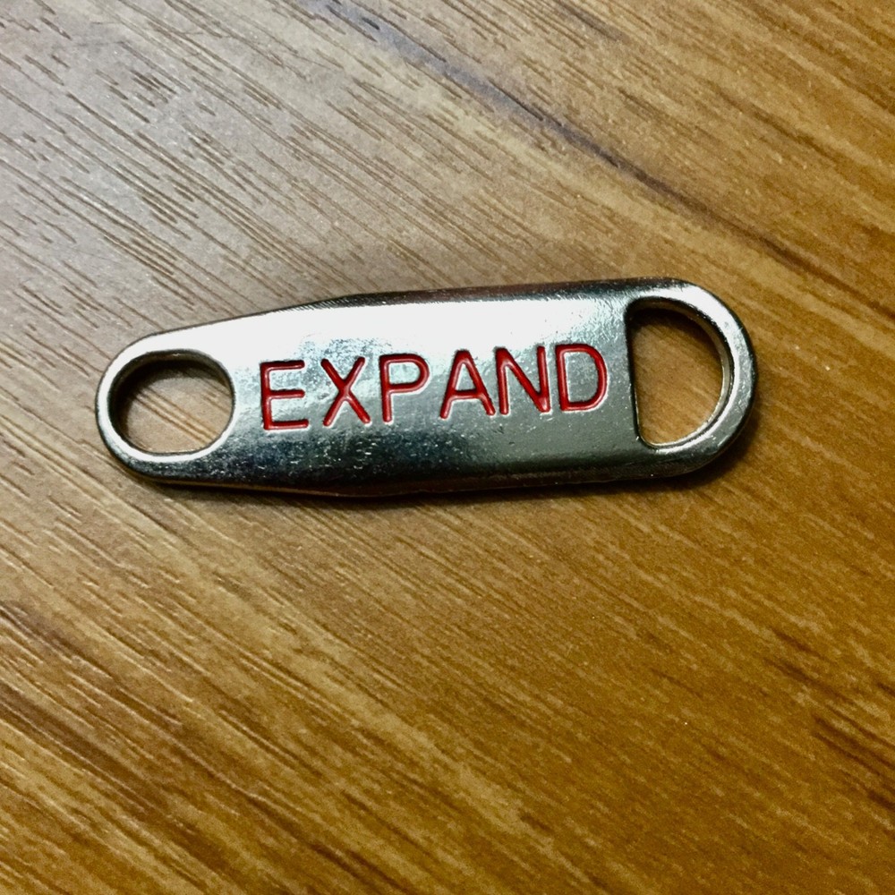 One Replacement  Zipper Pull EXPAND Expander Expansion for Suitcases Luggage