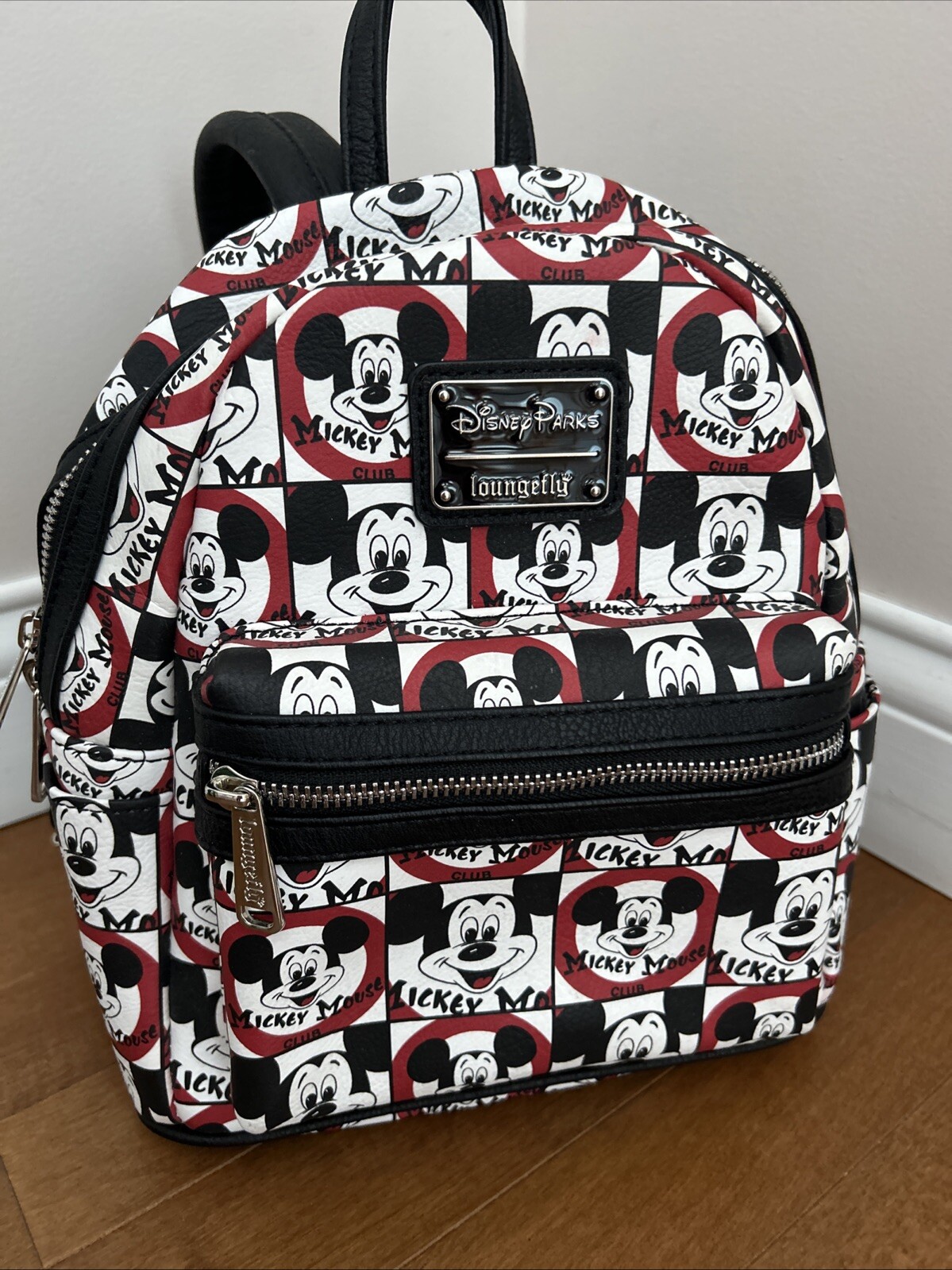 Loungefly Mickey Mouse Club Mouseketeer Mini Backpack NICE!!!