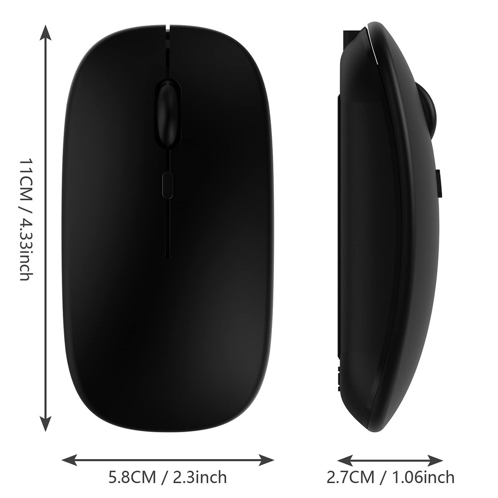 Wireless Bluetooth Mouse for Apple iPad iPhone MacBook Android Samsung Tablet...