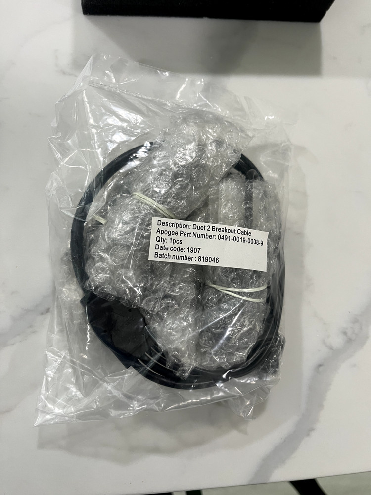 Apogee Duet 2 USB Interface - COMPLETE Bundle Box + 2 Breakout Cables - Unused