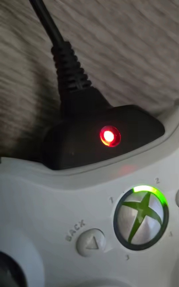 For Xbox 360 Black Wireless Controller USB Charging Cable Replacement Charger