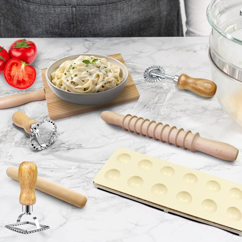12-Piece Pasta Making Tools Set - Create Authentic Homemade Pasta Effortlessly
