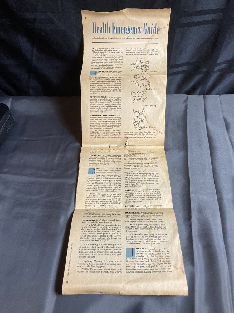 1957 Red Cross First Aid Book 1968 Nuclear Attack Handbook