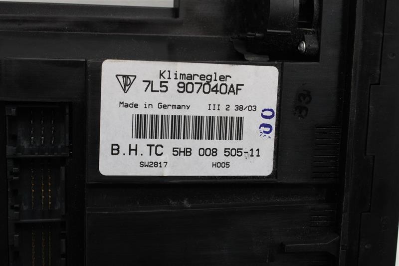 Used A/C Selector Switch fits: 2004 Porsche CAYENNE Front climatronic Grade A