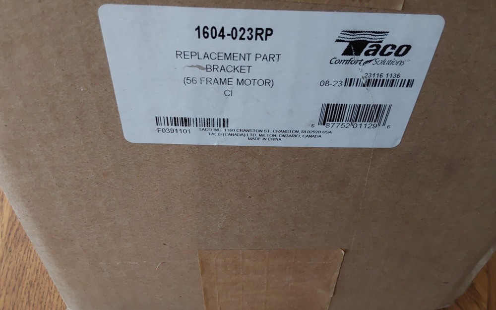 TACO 1604-023RP Replacement Bracket