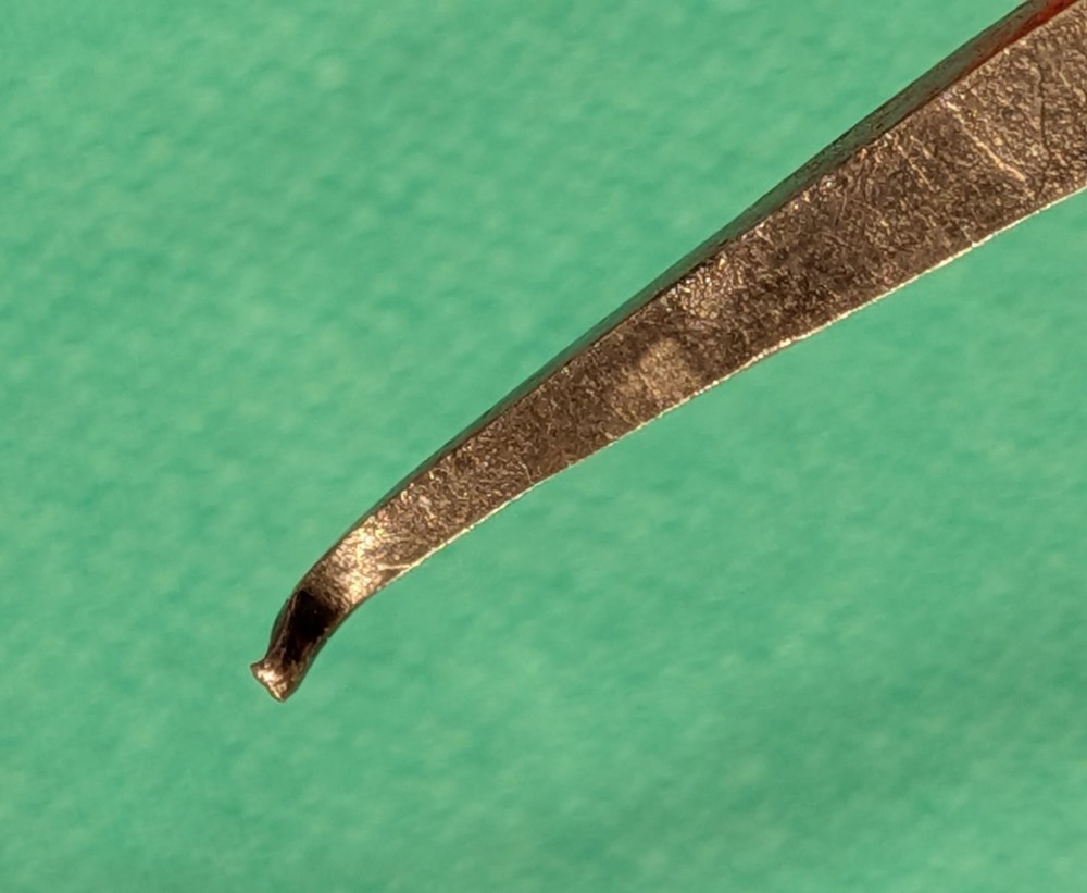 EARLY Buck Brothers #13 Front Bent Sweep Chisel London Pattern Carving Tool NICE