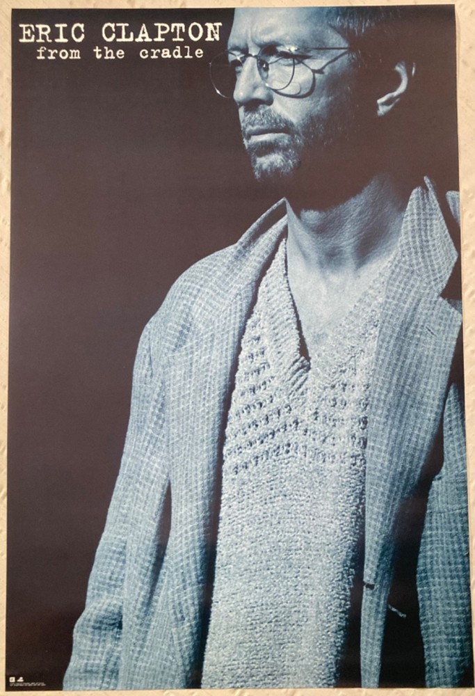 Eric Clapton 1994 Promo Poster From The Cradle