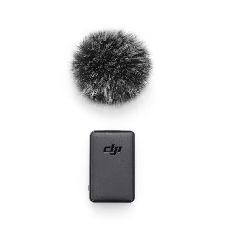 DJI Pocket 2 Wireless Mic Transmitter + Windscreen (Black)​ work good IN US