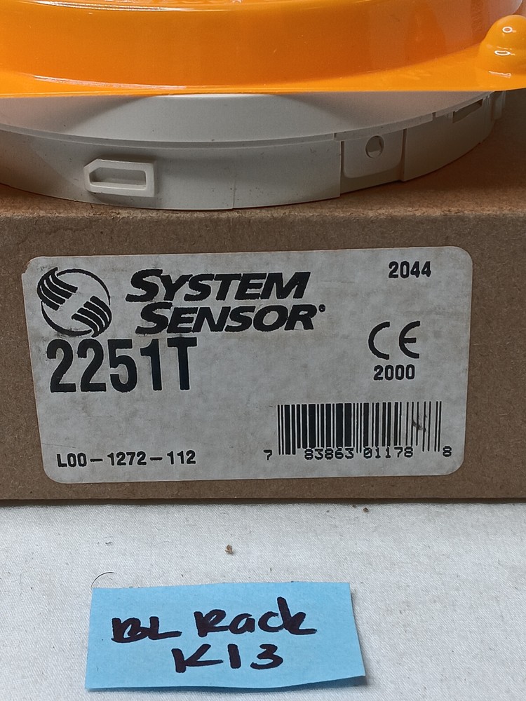 System Sensor Photoelectronic Smoke and Automatic Fire Detector Head - 2251T