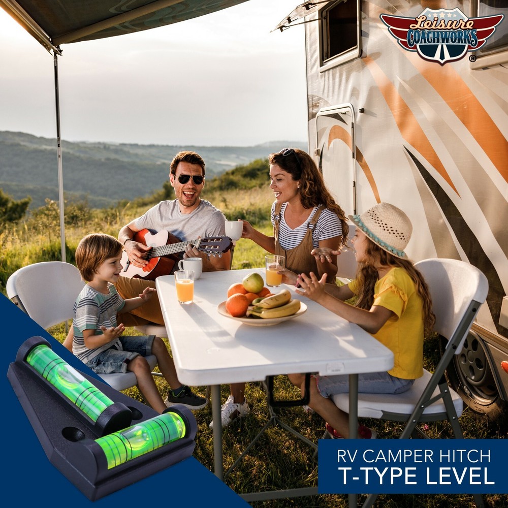 Leisure Coachworks RV T Level Bubble Level Multipurpose 2 Way Trailer 4 PACK