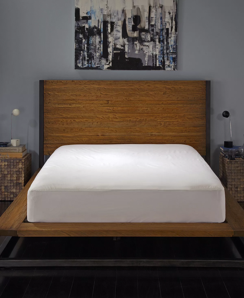AllerEase Maximum Waterproof Allergy Bedbug Zippered Queen Mattress Protector