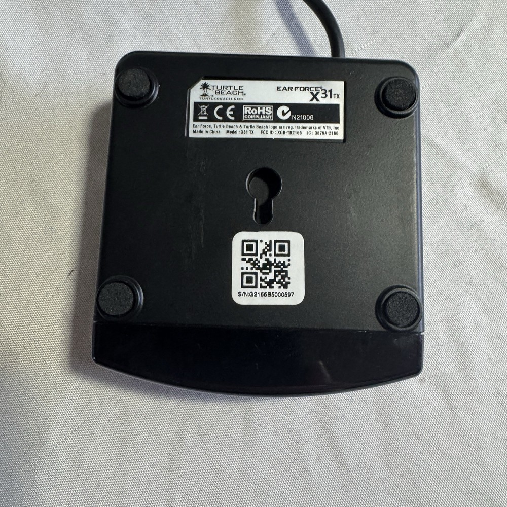 Turtle Beach Ear Force X31 Wireless RF Transmitter With USB Cable