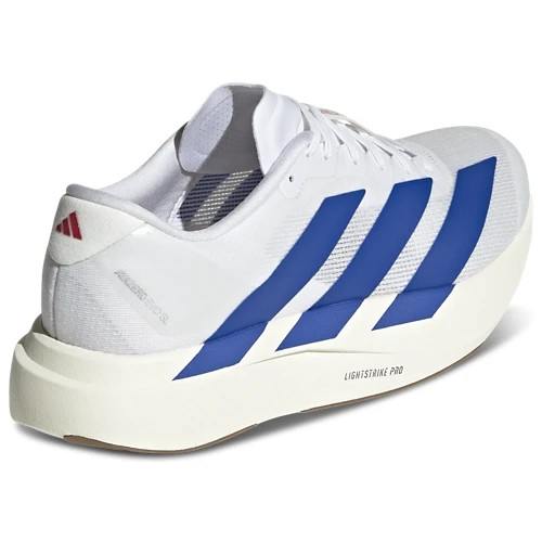 adidas adiZero Evo SL White Team Royal Blue Mens Size 8-13 Brand New Run Club