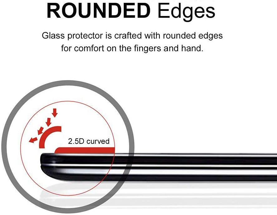 2 Pack Tempered Glass Screen Protector For Google Pixel 3 / Pixel 3 XL