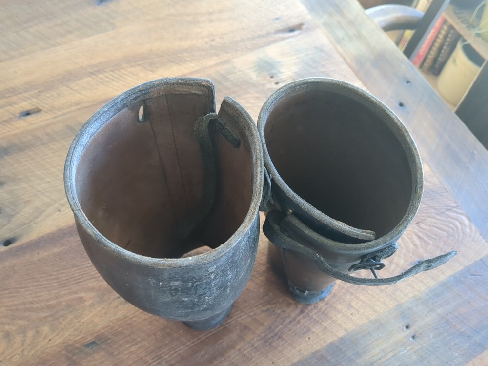 WW1 leather spat