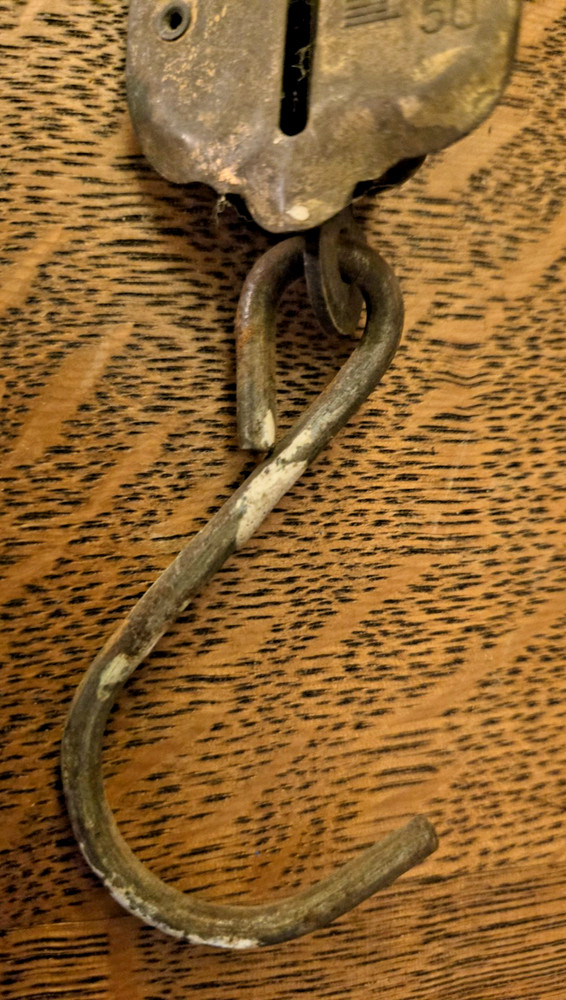 John Chatillon & Sons Type-100 Brass Scale 50lbs. 11" long