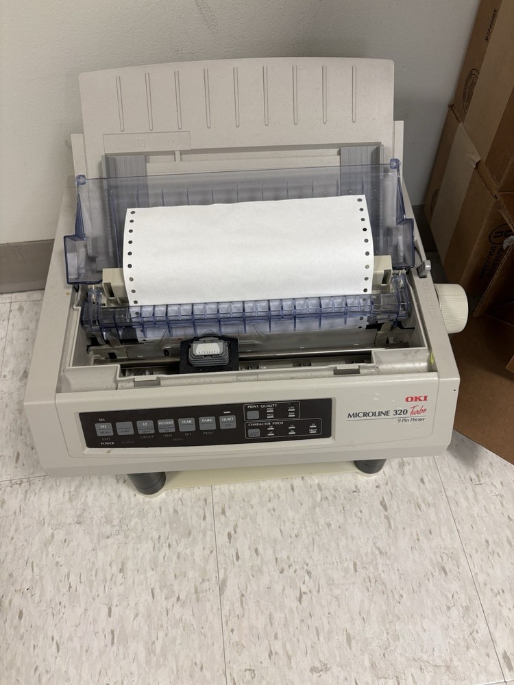 OKI Microline 320 Turbo Dot Matrix Black & White Standard Printer