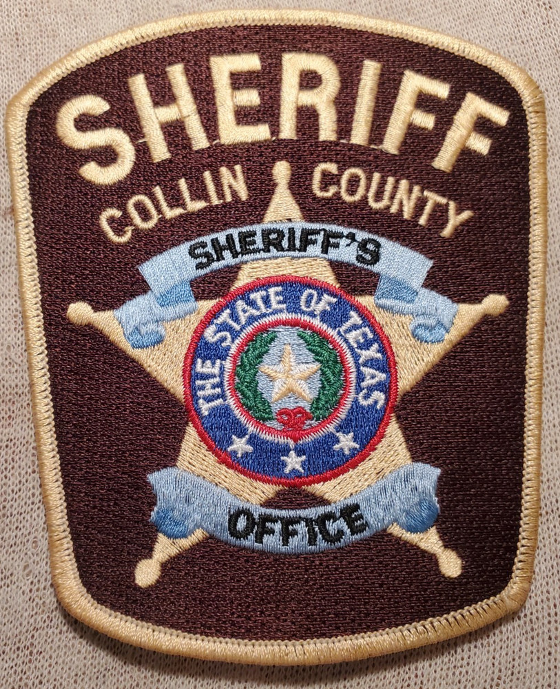 TX Collin County Texas Sheriff Shoulder Patch