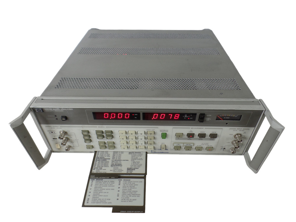HP 8903B Audio Analyzer - Free Shipping