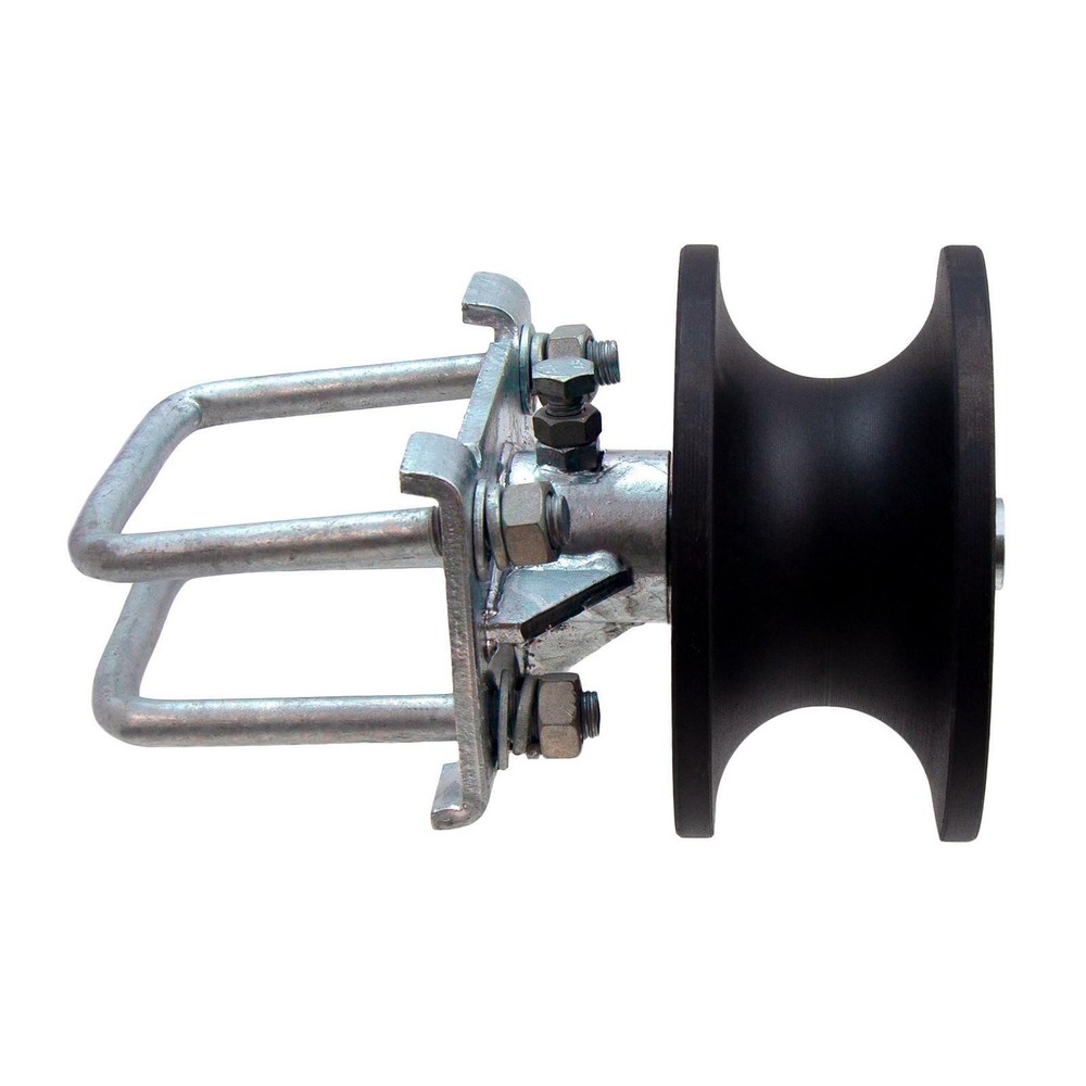 4" Square Post x 2 1/2" Round Gate Frame Nylon Cantilever Roller Gate Roller