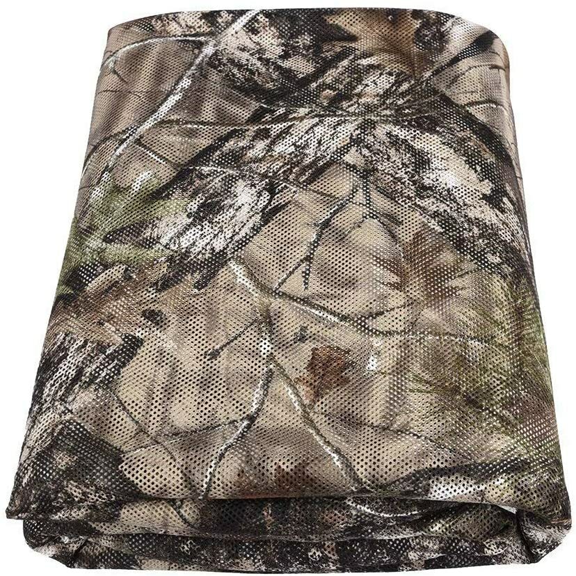 Camo Burlap Blind Material, Camo Netting Cover for Hunting Ground Tree Stands