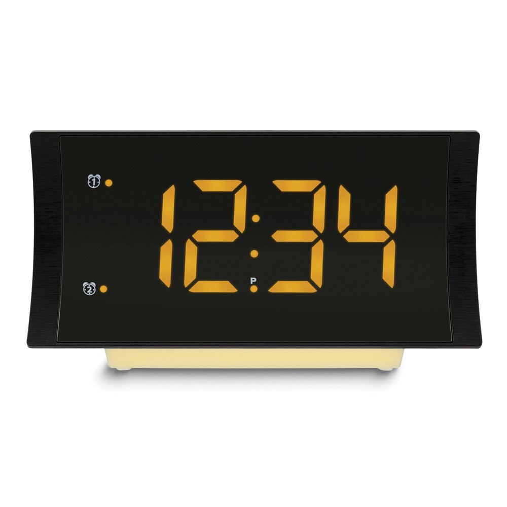 Digital Curved Alarm Clock