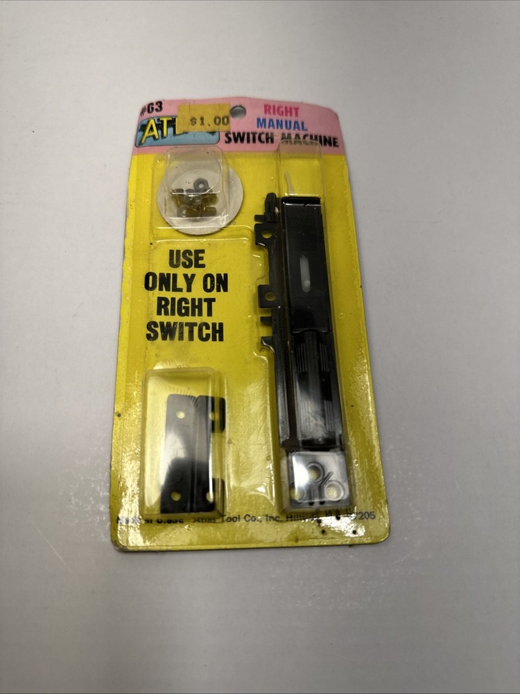 Atlas #63 Right Manual Switch Machine