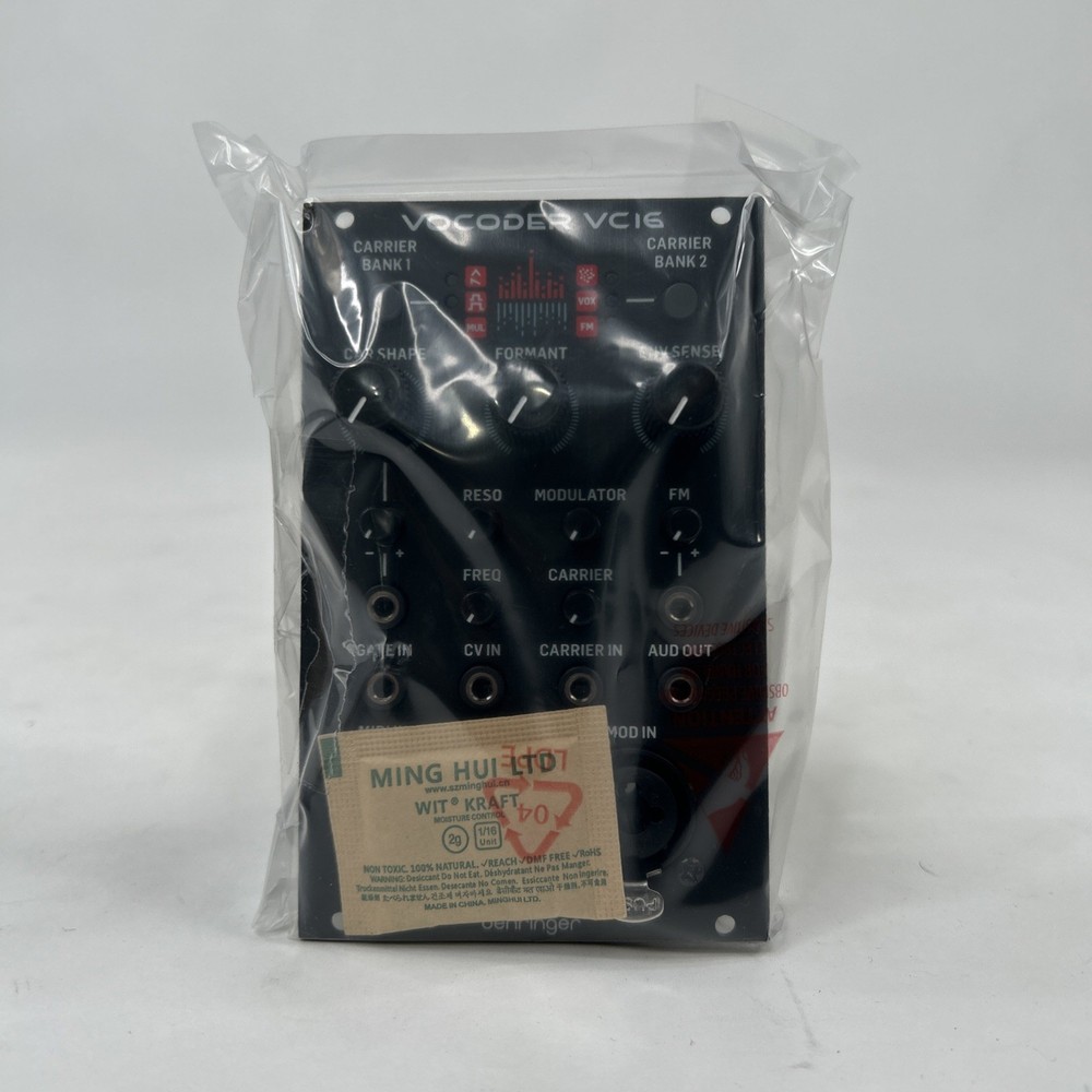 Behringer VOCODER VC16 High-Resolution 16-Band Vocoder Module for Eurorack