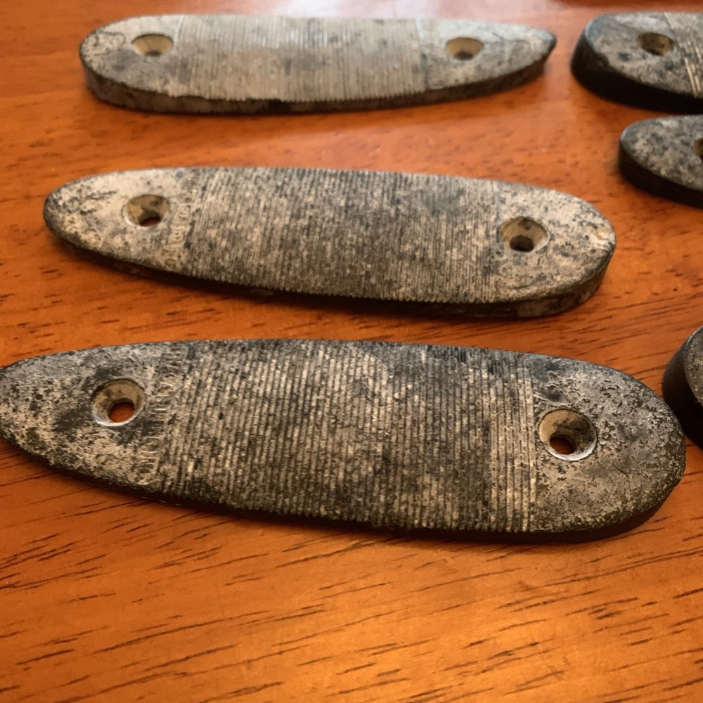 8 - VINTAGE ITHACA GUN CO BUTT PLATES
