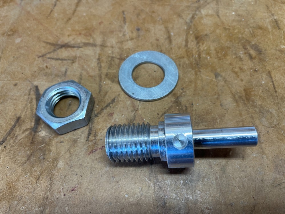 Segmenting Jig Adapter Post 1" 8 TPI