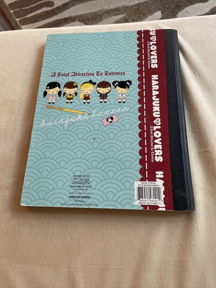 Harajuku Composition notebook