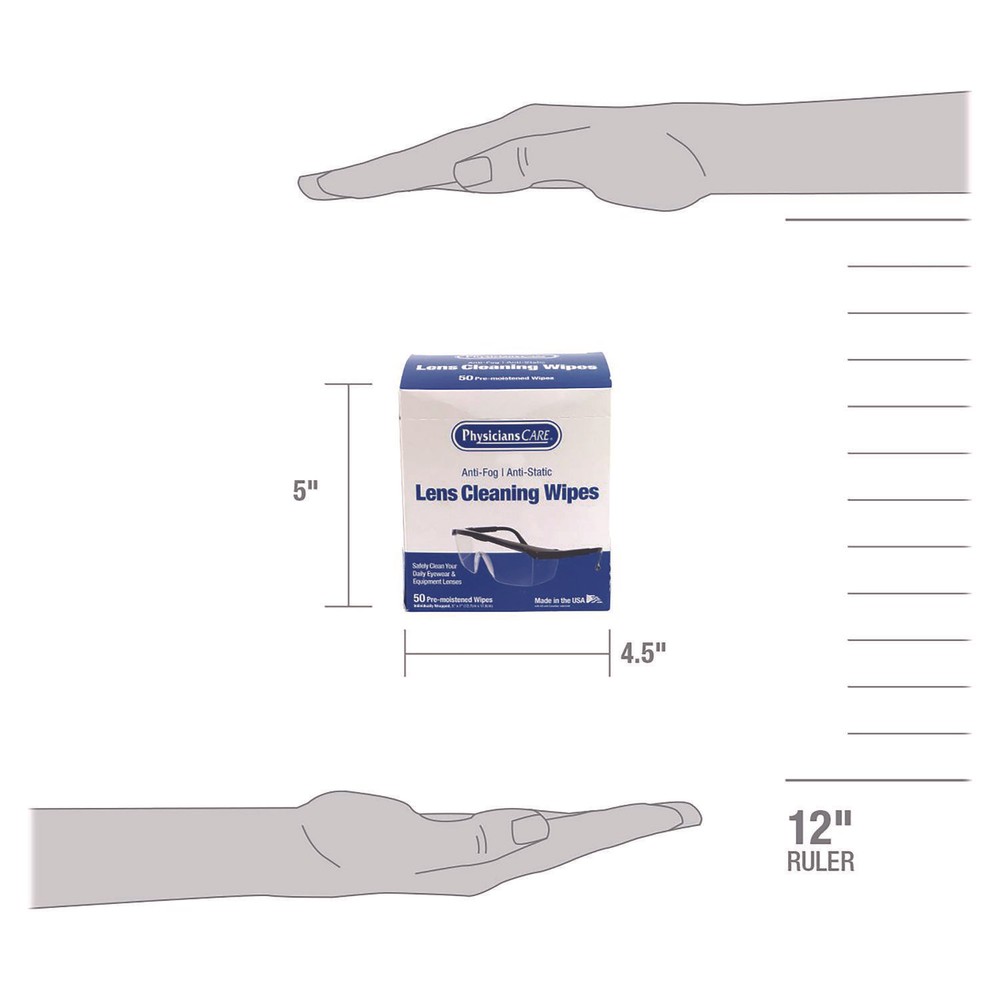 Lens Cleaning Wipe, 50/Box